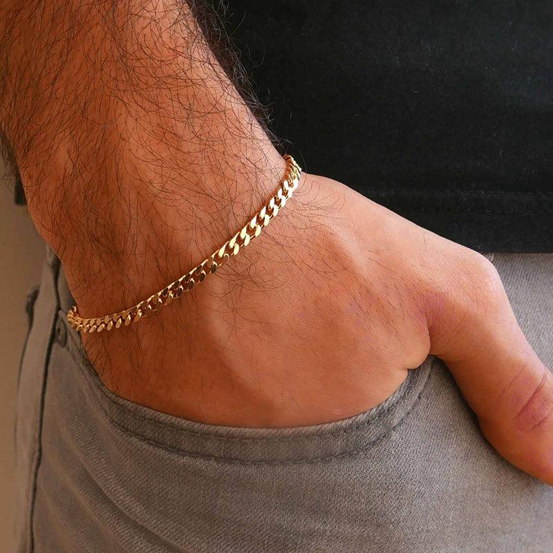 LoveCharmed's Cuban Link Chain Wristband Classic