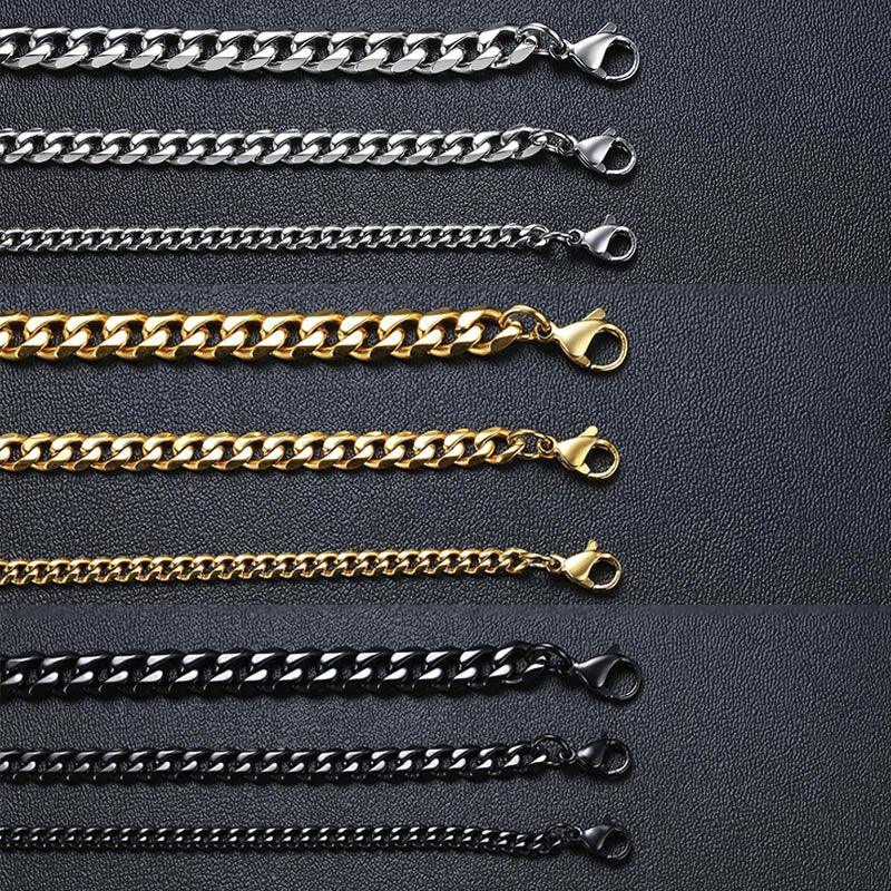 LoveCharmed's Cuban Link Chain Wristband Classic