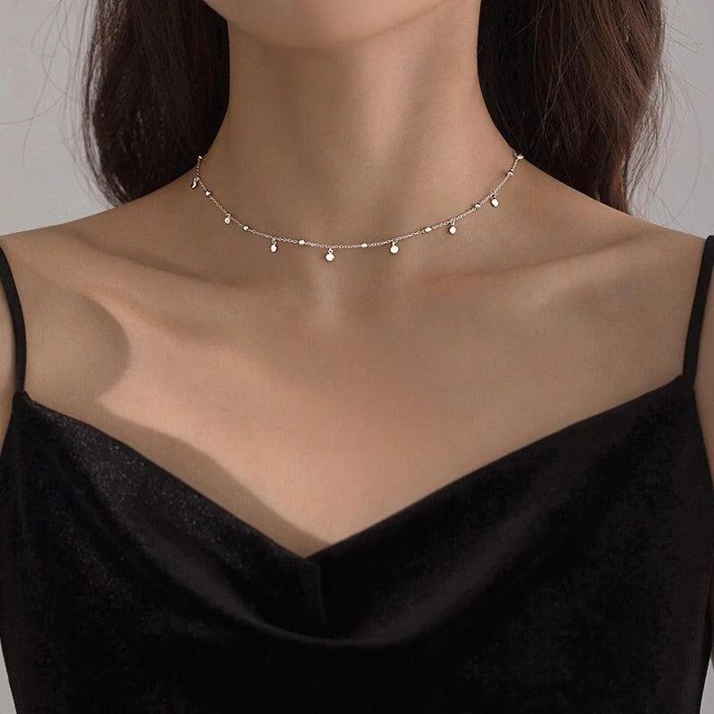 STERLING SILVER CHOKER - LoveCharmed